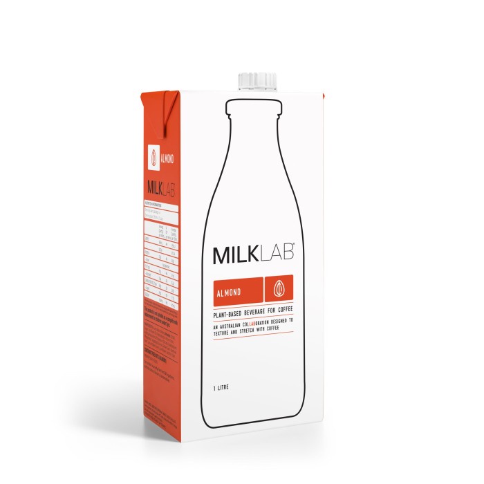 

milklab almond milk for coffee 1 liter