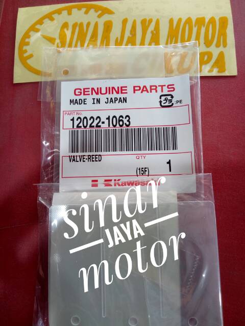 Lidah membran kawasaki ninja r  15f  asli original kx