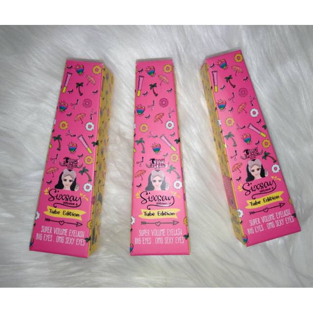 OMG Mascara sixsay tube edition vol || FREE SHEET MASK