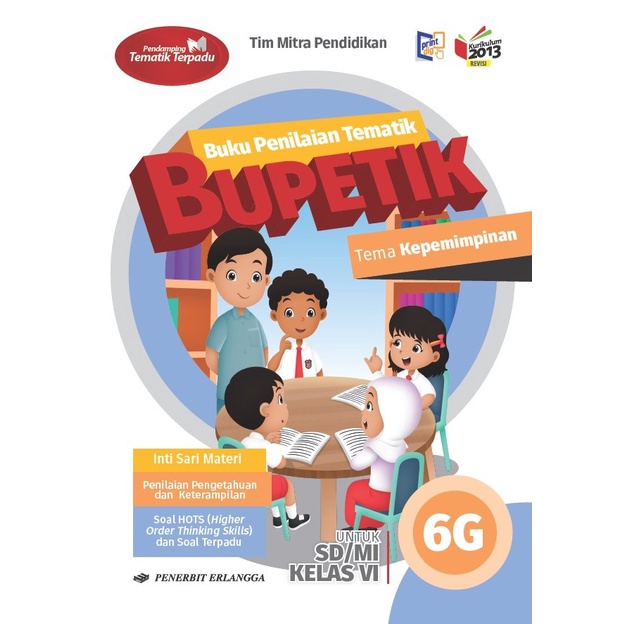 0023716170 - BUKU ERLANGGA (ORIGINAL) PENILAIAN TEMATIK BUPETIK 6G KELAS 6 K13N REVISI ERLANGGA