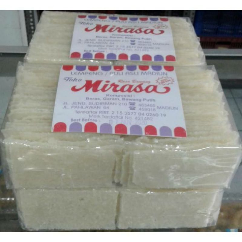 LEMPENG PULI GENDAR KERUPUK MIRASA MADIUN EXP 1 SEPTEMBER 2021