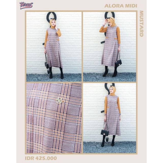 alora midi dress versus city