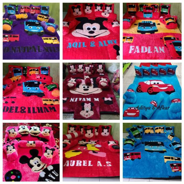 KARPET KARAKTER / KARPET RASFUR /KARPET BULU BUSA 4 CM