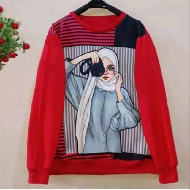 Baju Sweater Muslim Remaja Perempuan