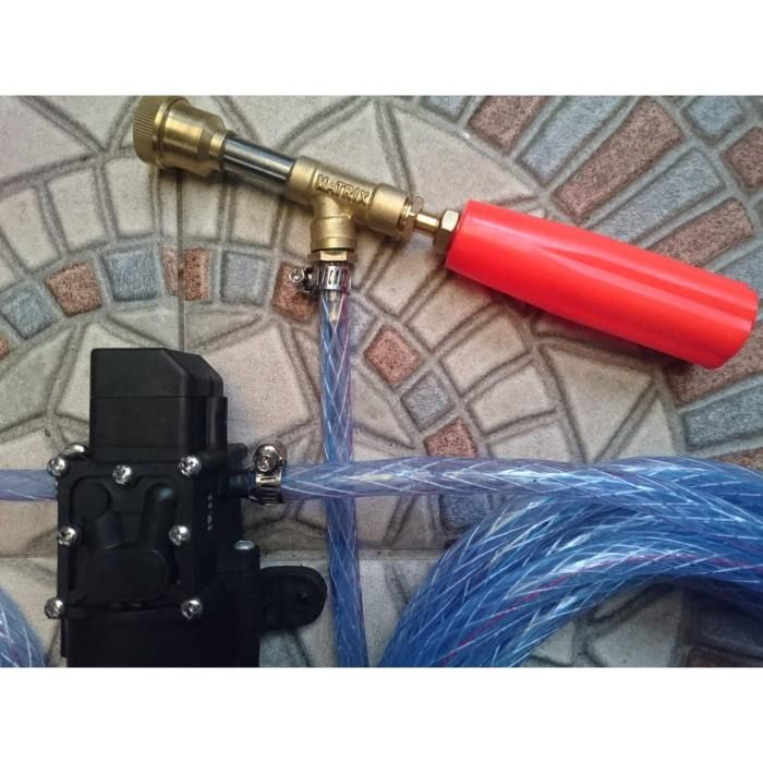 paket hemat-2 lngkp pompa air dc 12v mini jet pump cuci steam otomatis