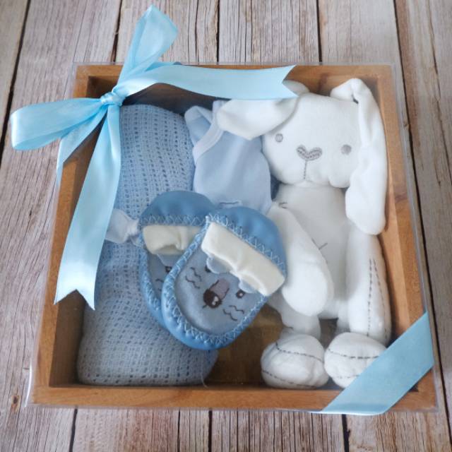 Premium Baby Hampers with Wooden Box 