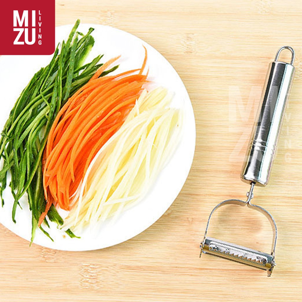 JULIENNE Peeler Slicer &amp; Shredder Stainless Steel Pengupas Apel Kentang Sayur