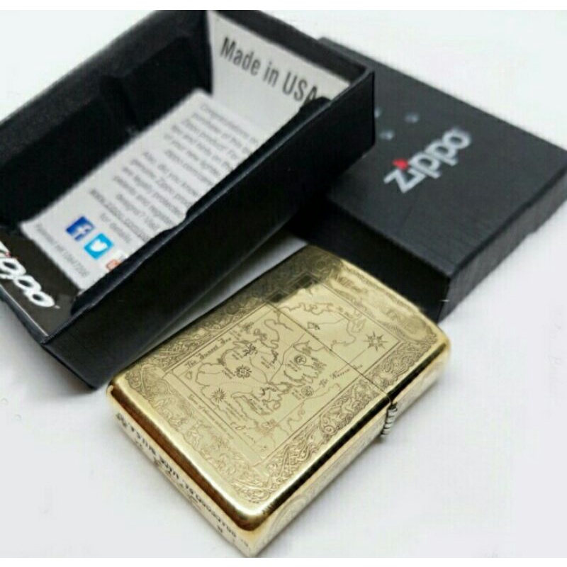 Cod Bayar ditempat Korek api Zippo Gold Gravir Embos Peta Game Of Thrones Premium