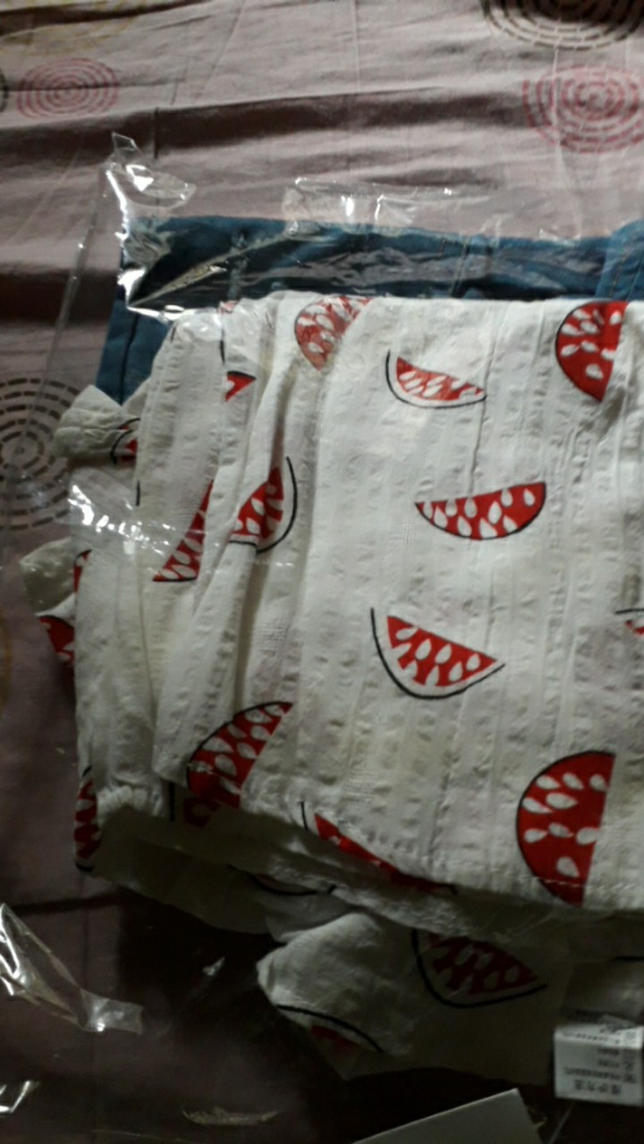 Kemeja Batik Pria Baju Batik Bahan Katun Prima Hq Biru Merah Putih Indigo Batik Rhizqy Pekalongan