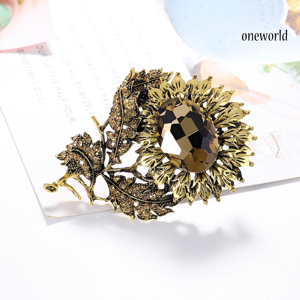 OW@ Brooch Fashion Easy to Match Clothes Accessories Elegant Tulip Flower Brooch Pin for Gifts