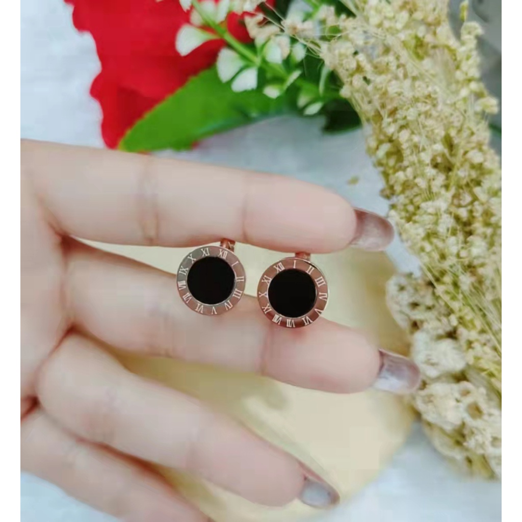 Set Perhiasan Titanium Kalung/Anting Permata Fashion Jewellery