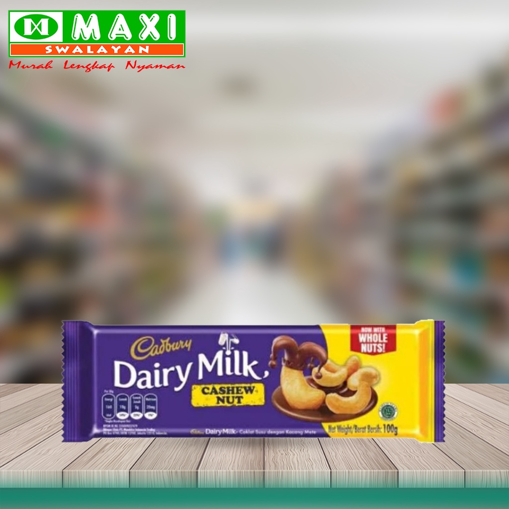 

Cadbury Dairy Milk 100gr Cashew Nut