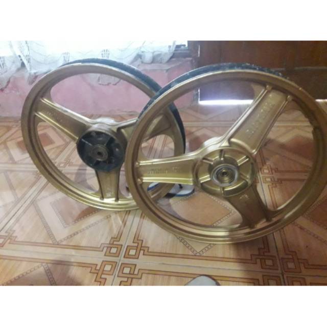 Velg velek daytona ring 17 all motor bebek original palang tiga 3