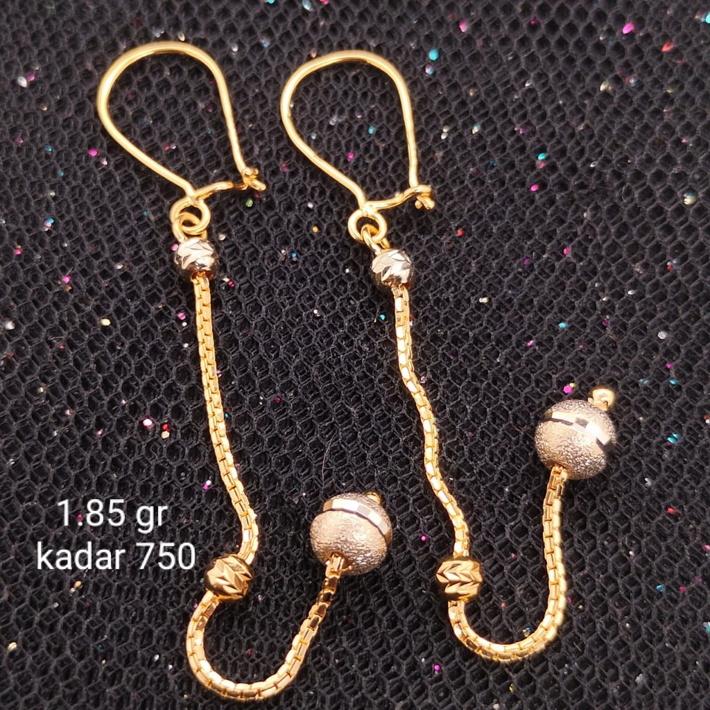 Anting Emas 17K - 1.85 gr Kadar 750 - 1076