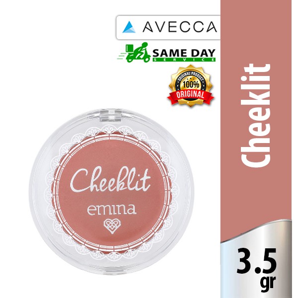 Emina Cheeklit Pressed Blush Marshmallow Lady 3.5 Gr / Blush On / Perona Wajah Shopee Indonesia