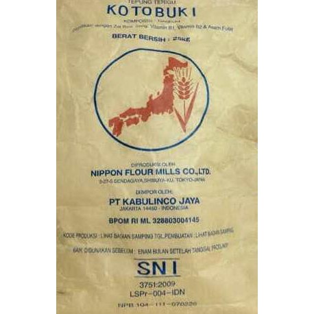 

ENAK TEPUNG TERIGU JEPANG RENDAH PROTEIN KOTOBUKI BANYAK RASA