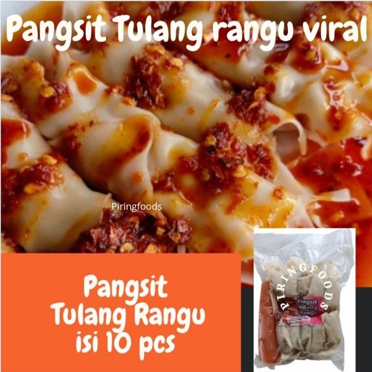 

Pangsit Tulang Rangu isi 10 pcs Free sambal cocol lezat