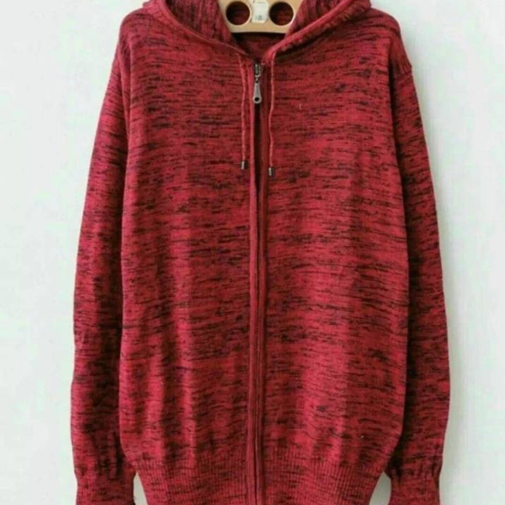 BAYAR DITEMPAT Jaket Sweater Pria Wanita Hodie Rajut twotton / Jaket sweater / sweater rajut / jaket