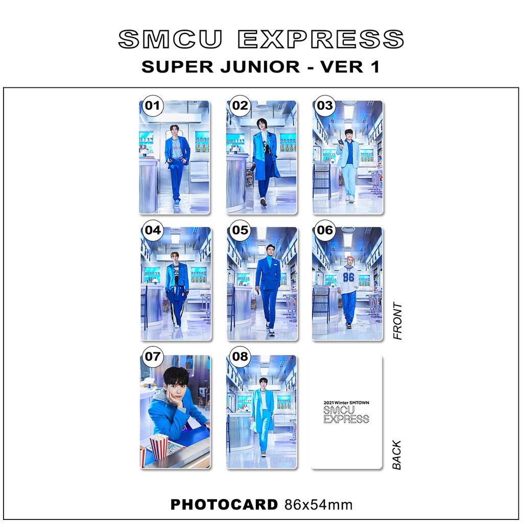 SUPER JUNIOR - photocard [SMCU EXPRESS] suju
