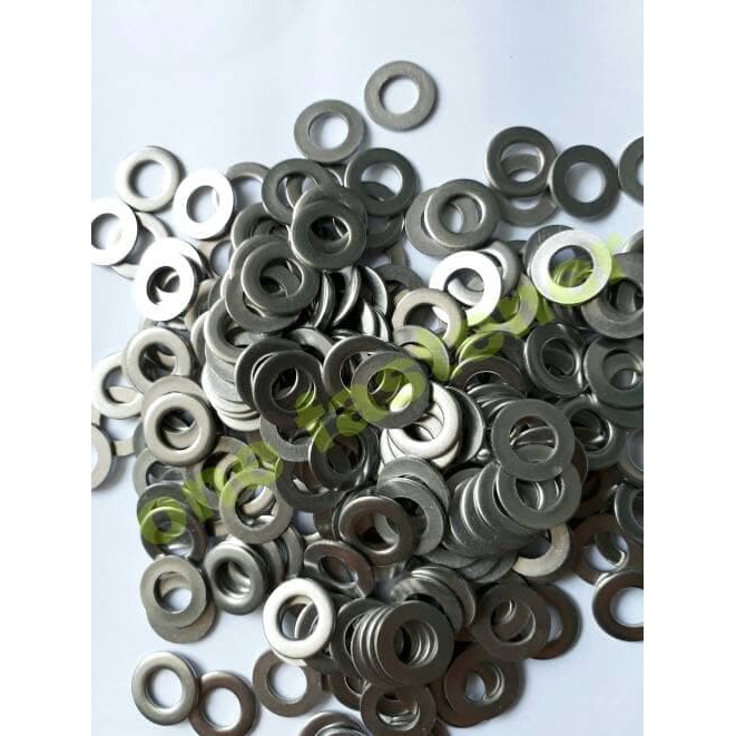 100 PC Ring Plat M4 Stainless Steel 4mm mili anti karat sus 304 baut 7