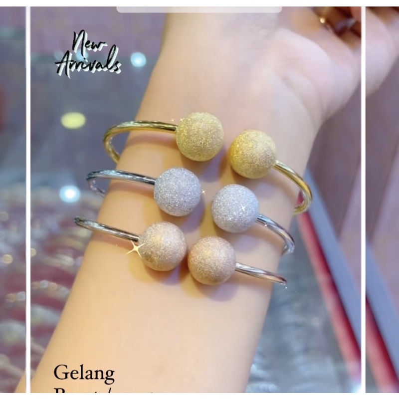 Gelang dior pasir kadar 375%/8k