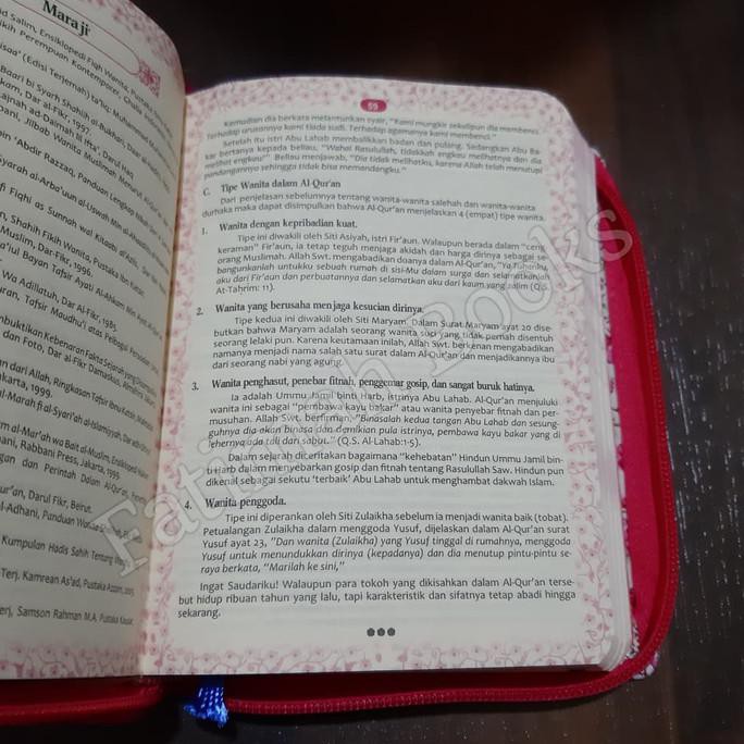 Alquran Wanita Ummul Mukminin Kecil. Alquran Terjemah Resleting