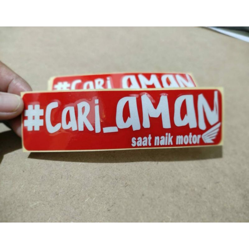 

STICKER CARI AMAN CUTTING