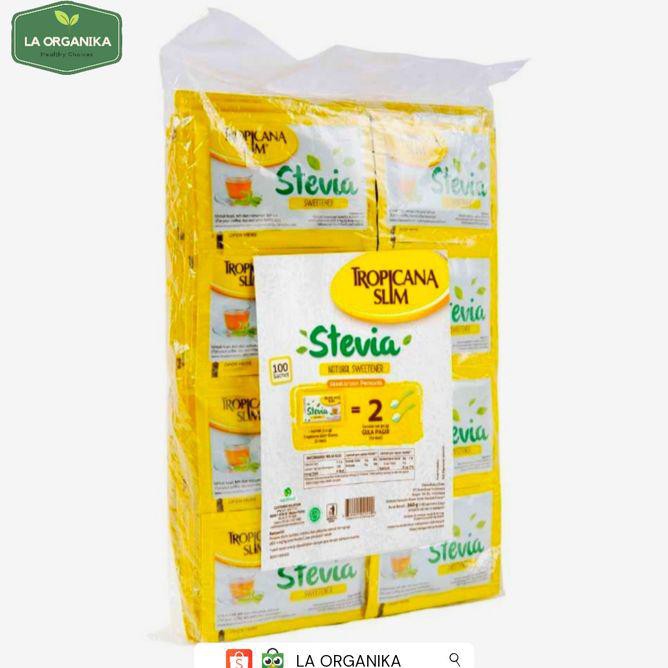 

✅Sale Tropicana Slim Stevia 100 Sachet ⭐⭐⭐⭐⭐