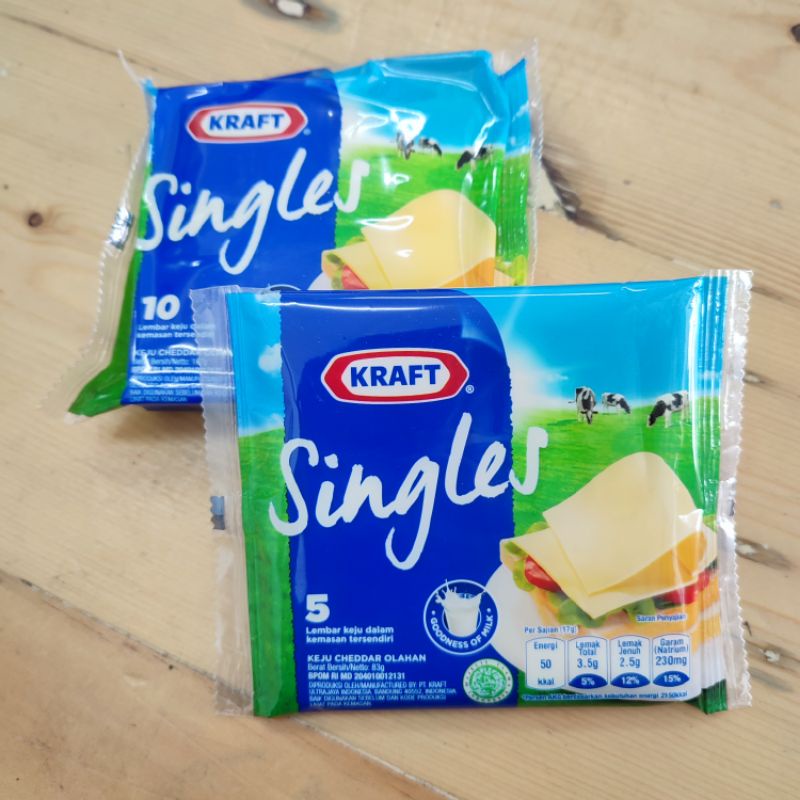 

Keju Kraft Single isi 10