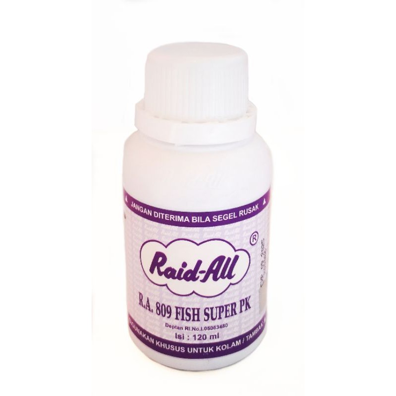 OBAT IKAN RAID ALL 120 ml / LUKA / ANTI CHLORINE  / ANTI ICH / SUPER PK / SUPER BLUE / GENERAL RIO