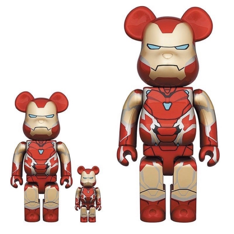 BE@RBRICK IRON MAN MARK 85 100％ & 400％