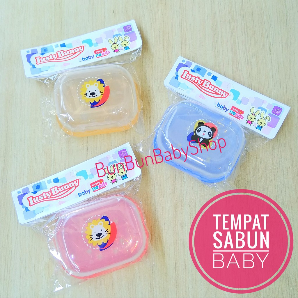 LUSTY BUNNY Tempat Sabun Bayi Baru Lahir Peralatan Mandi Baby Newborn Anak Perlengkapan Murah