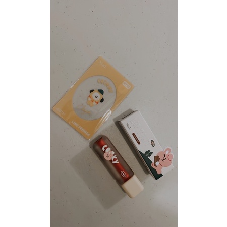 PRELOVED MAD FOR MAKEUP Lip Juicy Serum Tint BT21 shade COOKY