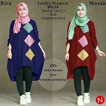 5334223- jumbo pinguin wajik XXL 4Warna