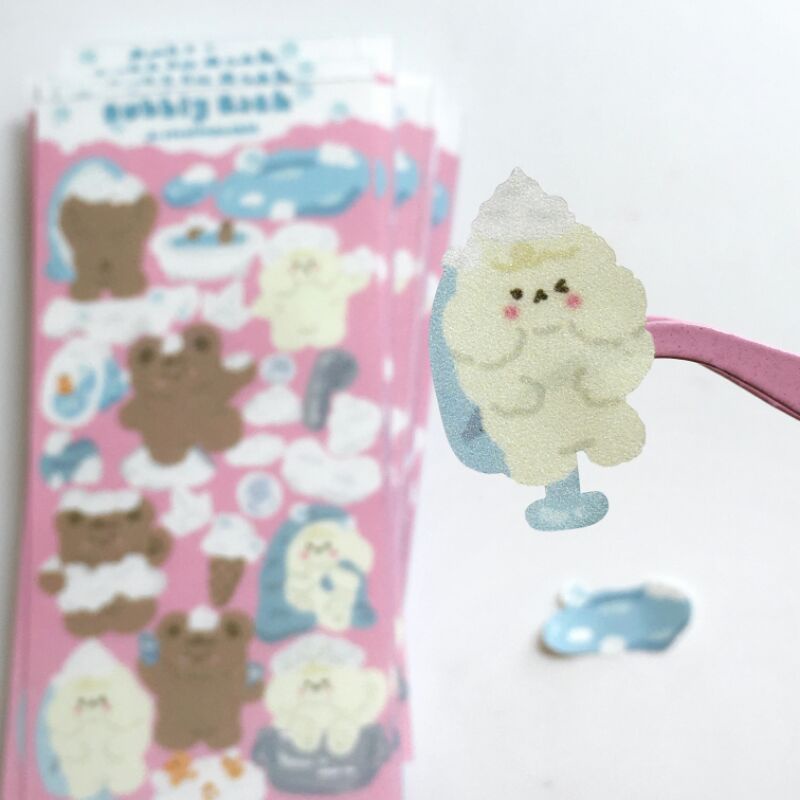 

Bubbly Bath | DECO JOURNAL STICKER