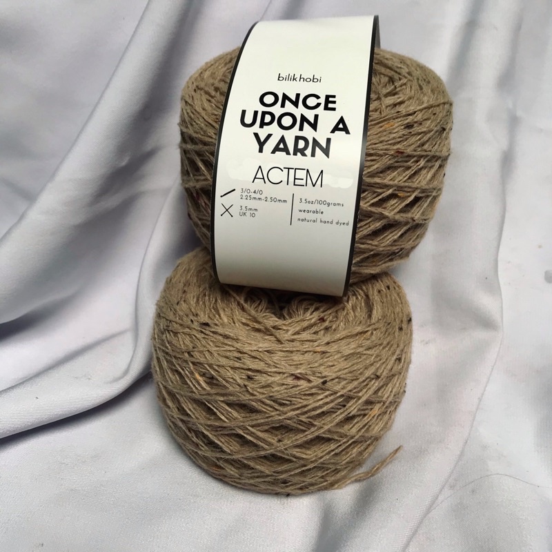 ONCE UPON A YARN - ACTEM (Acrylic Cotton Merinho) Sparkle Choco