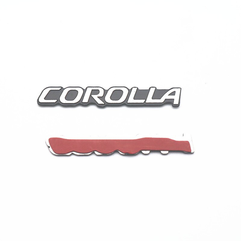 4pcs Stiker Dekorasi audio Bahan aluminum Untuk Toyota Corolla