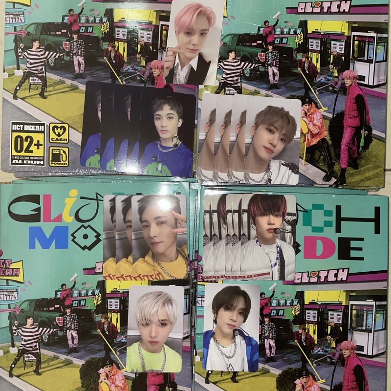Ready stock glimo album mecima fansign pob benefit mark jaemin