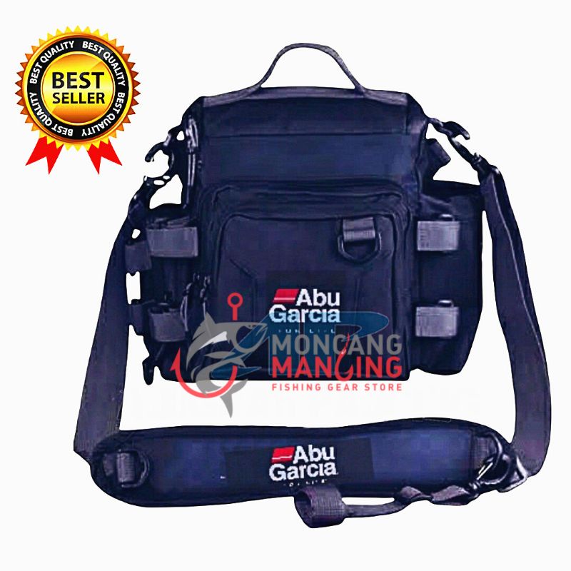 FISHING BAG / TAS PANCING MEREK ABU GARCIA MULTIFUNGSI PREMIUM BAHAN PRADA AWET DAN KUAT