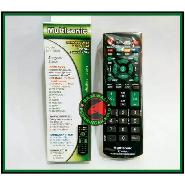 REMOTE TV UNIVERSAL MULTISONIC