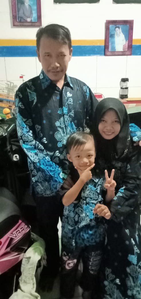 Batik Couple Keluarga Sania Ruffle Ori Ndoro Jowi Dnt Motif Sakura Biru Termurah Shopee