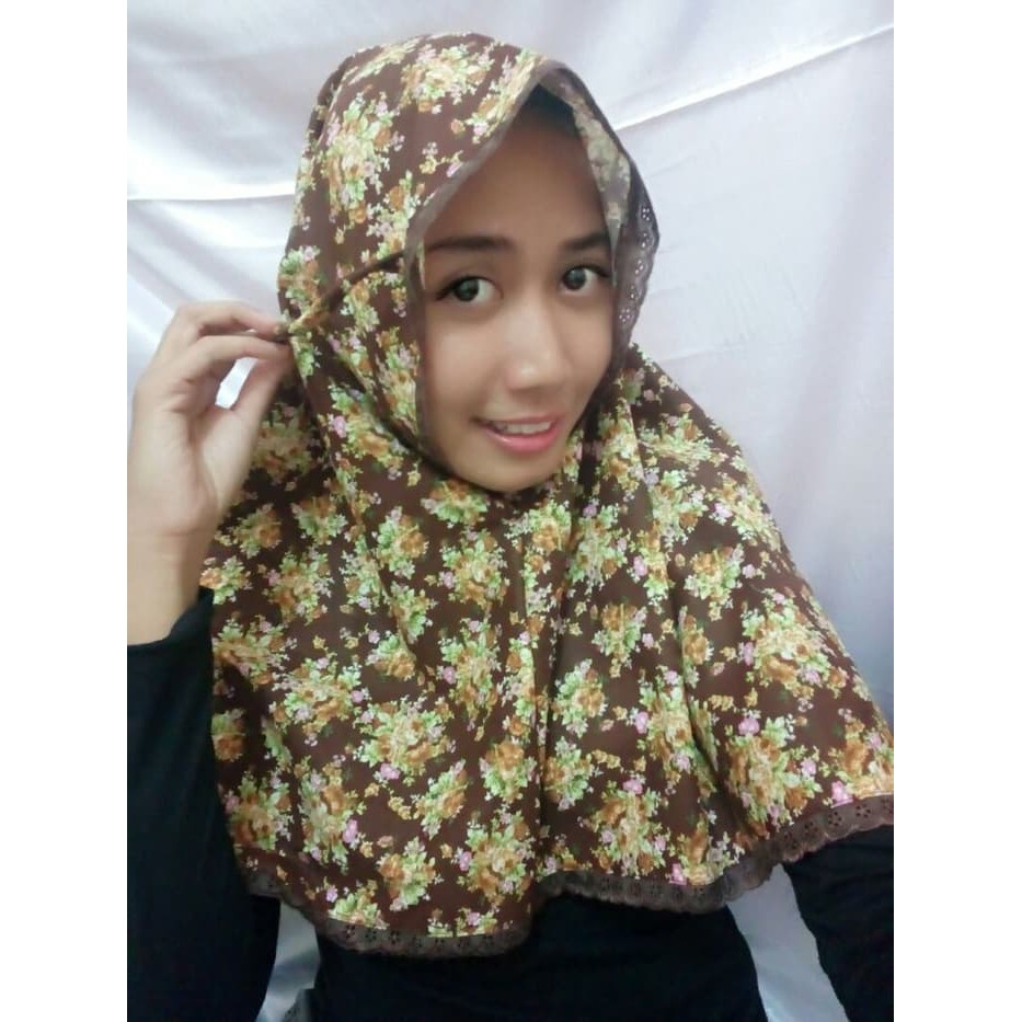 Hijab Al Azhar Motif Bunga Murah