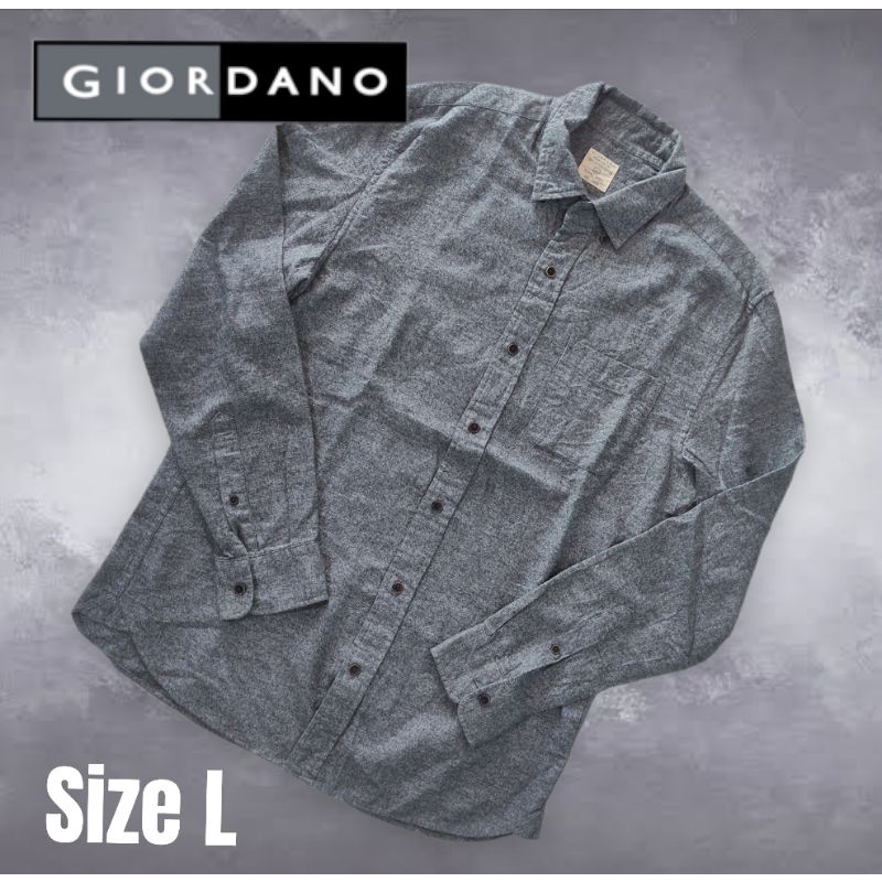 KEMEJA FLANEL SECOND/BEKAS ORIGINAL GIORDANO