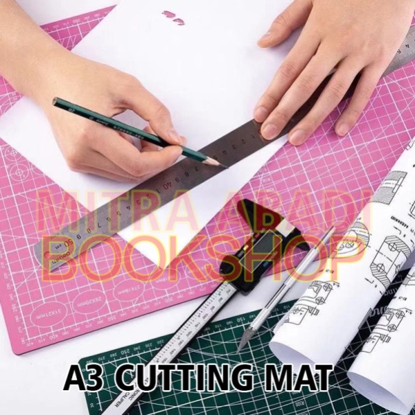 Alas Potong Work Cutting Mat Pad Ukuran A3 45 x 30 cm