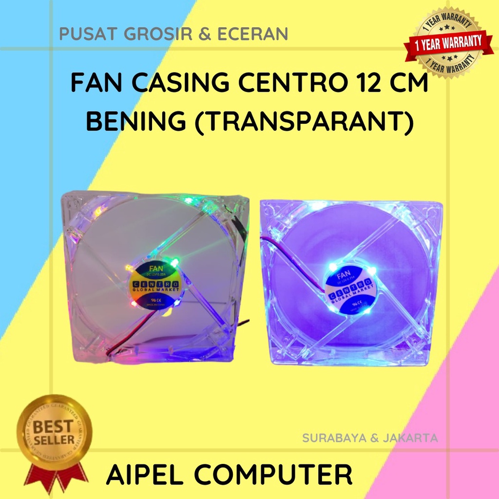 12T  FAN CASING CENTRO 12 CM BENING TRANSPARANT