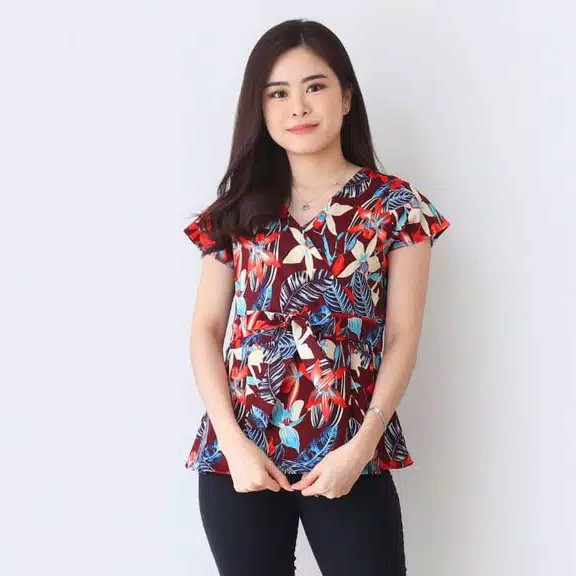 Batik wanita - Atasan blouse batik fashion wanita 691 - 628 Motif-2