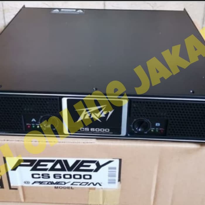 power audio peavey cs6000 amplifier cs 6000 2 channel