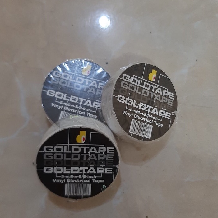 

Gold Tape Solasi Listrik PVC warna Putih