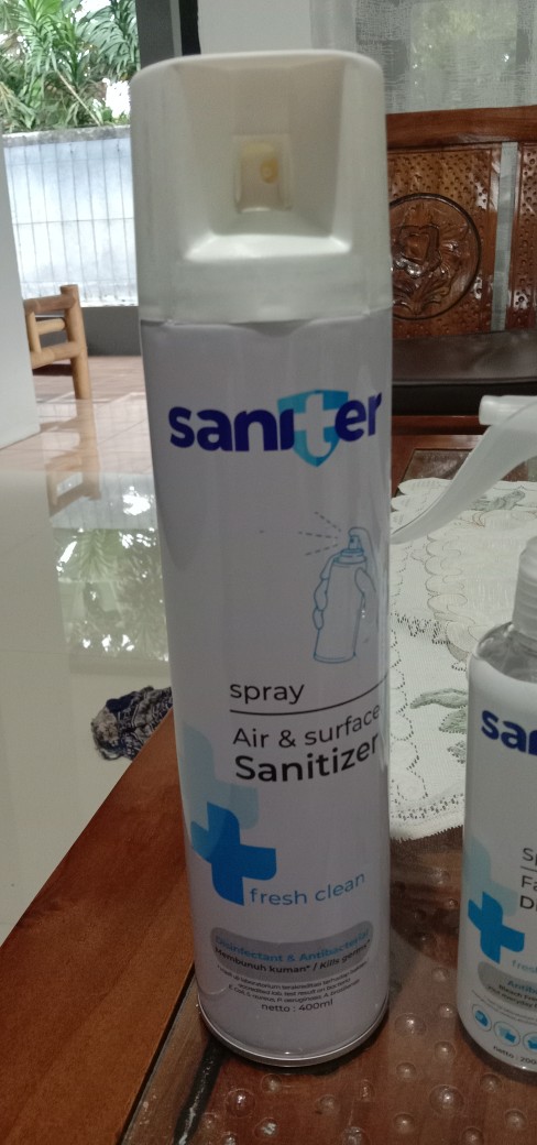Saniter Fabric Disinfectant Disinfektan Spray 230 Ml