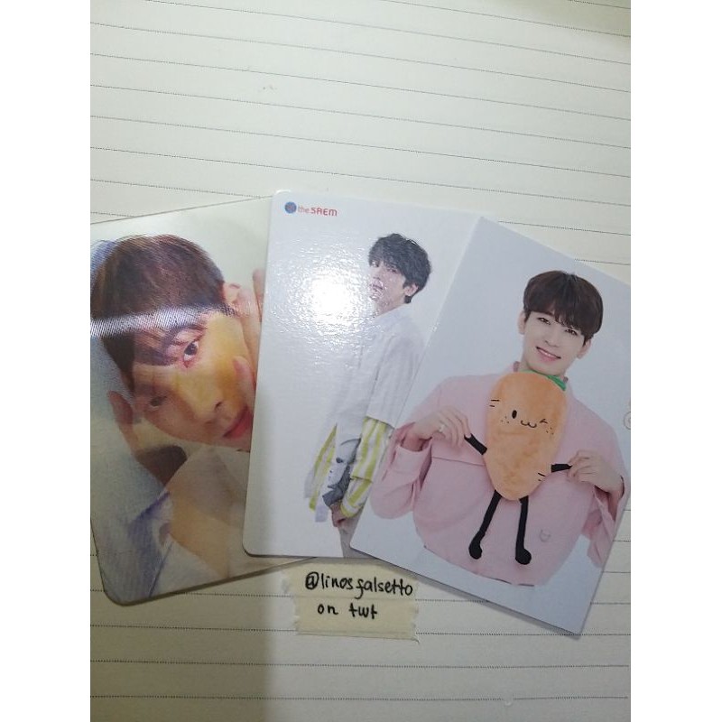 (BOOKED) Lenticular Wonwoo Director's Cut Photocard Wonwoo The Saem Trading Card Wonwoo Happy Ending